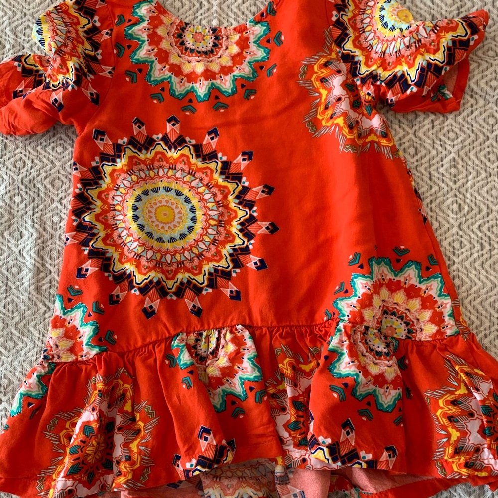 Toddler dress with opening in back
